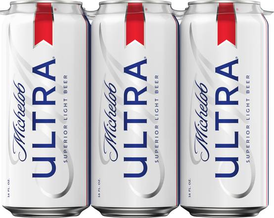 Michelob Ultra Superior Light Beer (6 pack, 16 fl oz)