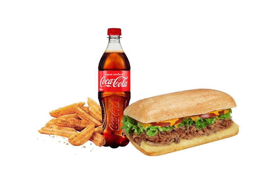 Combo Beef & Cheese + Coca-Cola