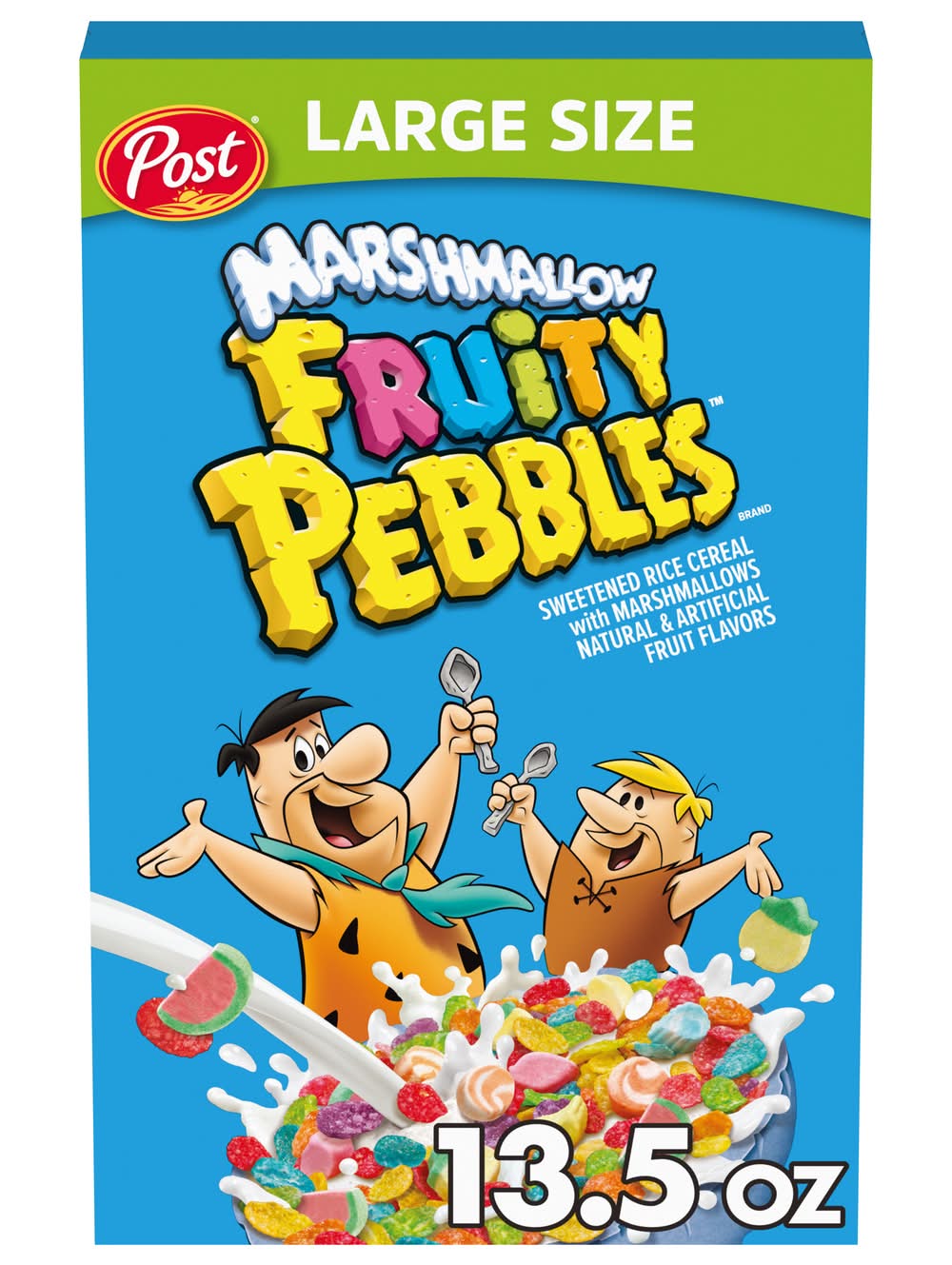 Fruity Pebbles Marshmallow Cereal, Assorted, Large (13.5 oz)