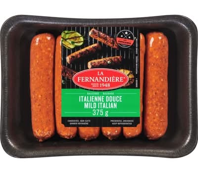 La fernandière saucisse italienne douce - mild italian sausage (6 unités)
