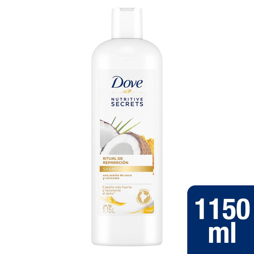 Dove · Shampoo nutritive secrets ritual reparación (1,15 L)