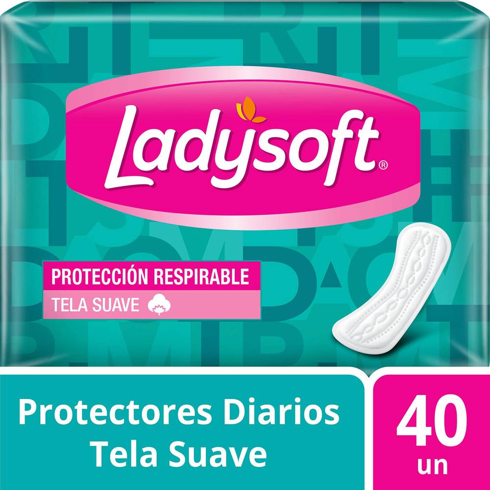Ladysoft protector diarios tela suave (bolsa 40 u)