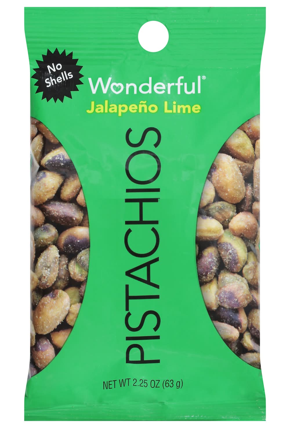 Wonderful No Shell Pistachios, Jalapeno Lime (2.25 oz)