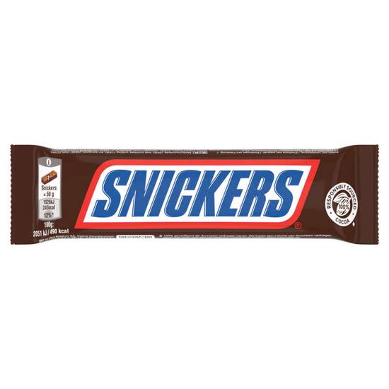 Snickers Barre Chocolat Caramel & Cacahuètes x1 50g