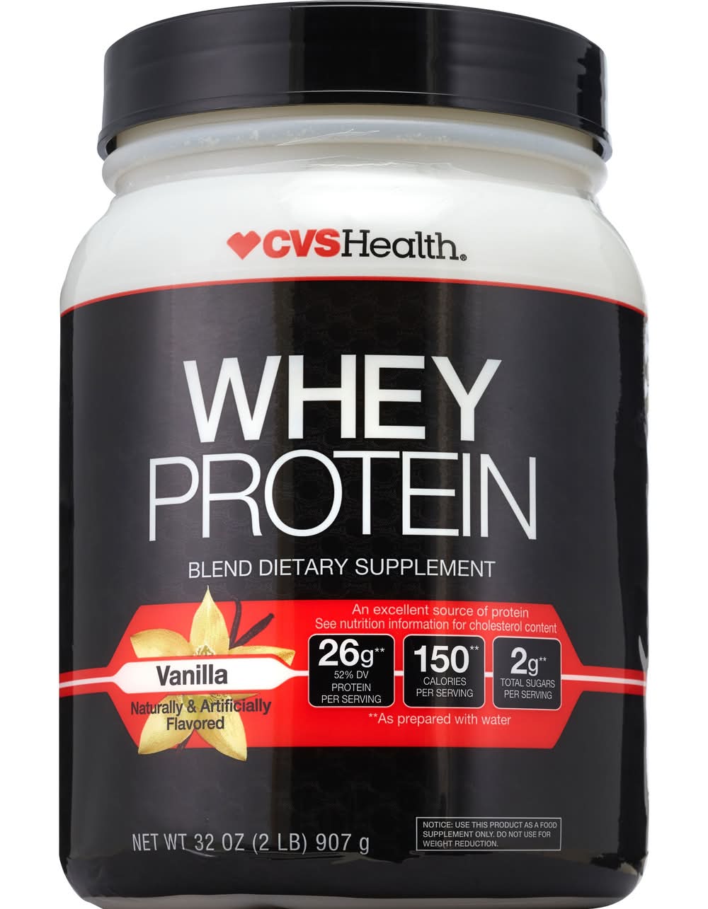 CVS Health Whey Protein Powder, Vanilla (32 oz)