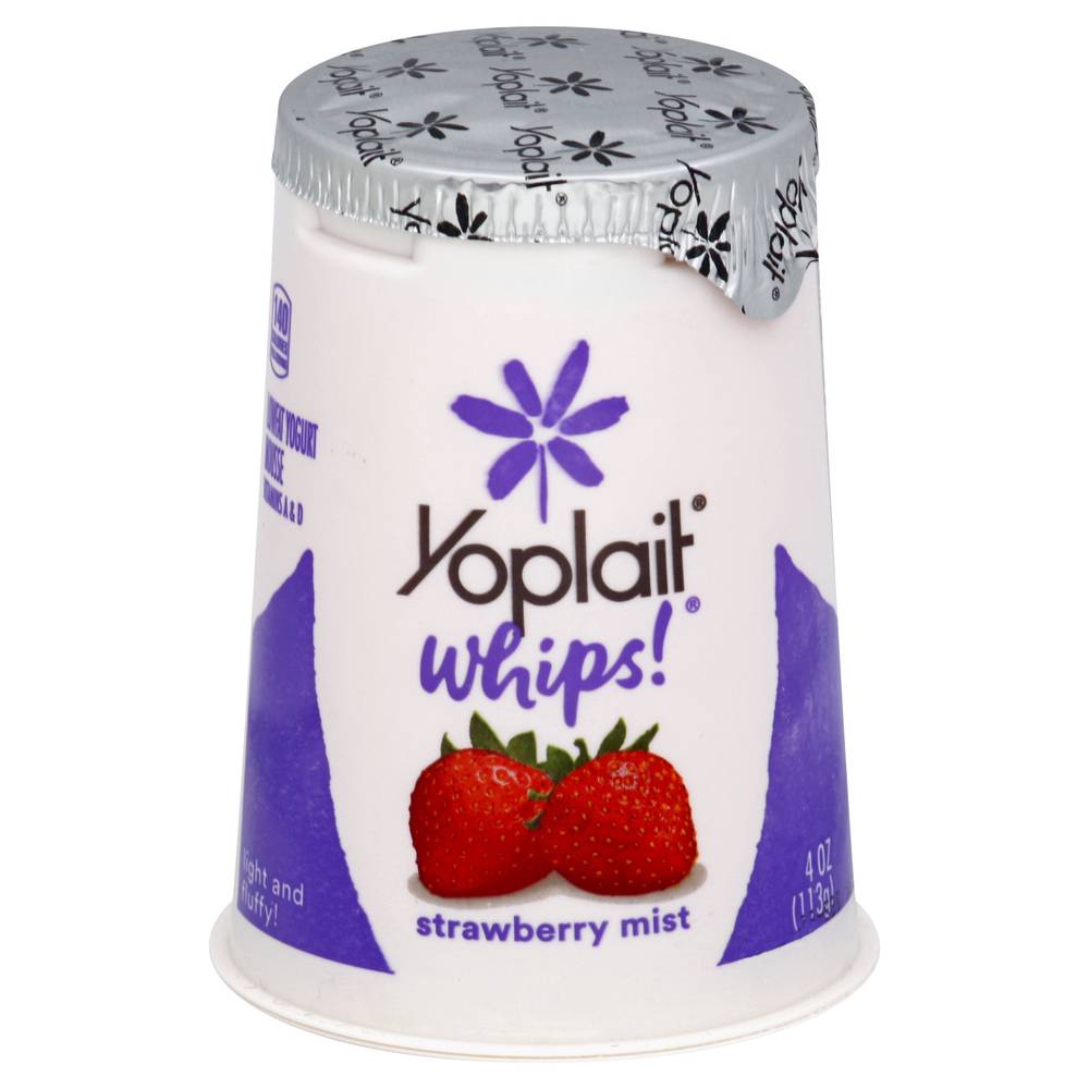 Yoplait Low Fat Yogurt Mousse, Strawberry Mist (4 oz)