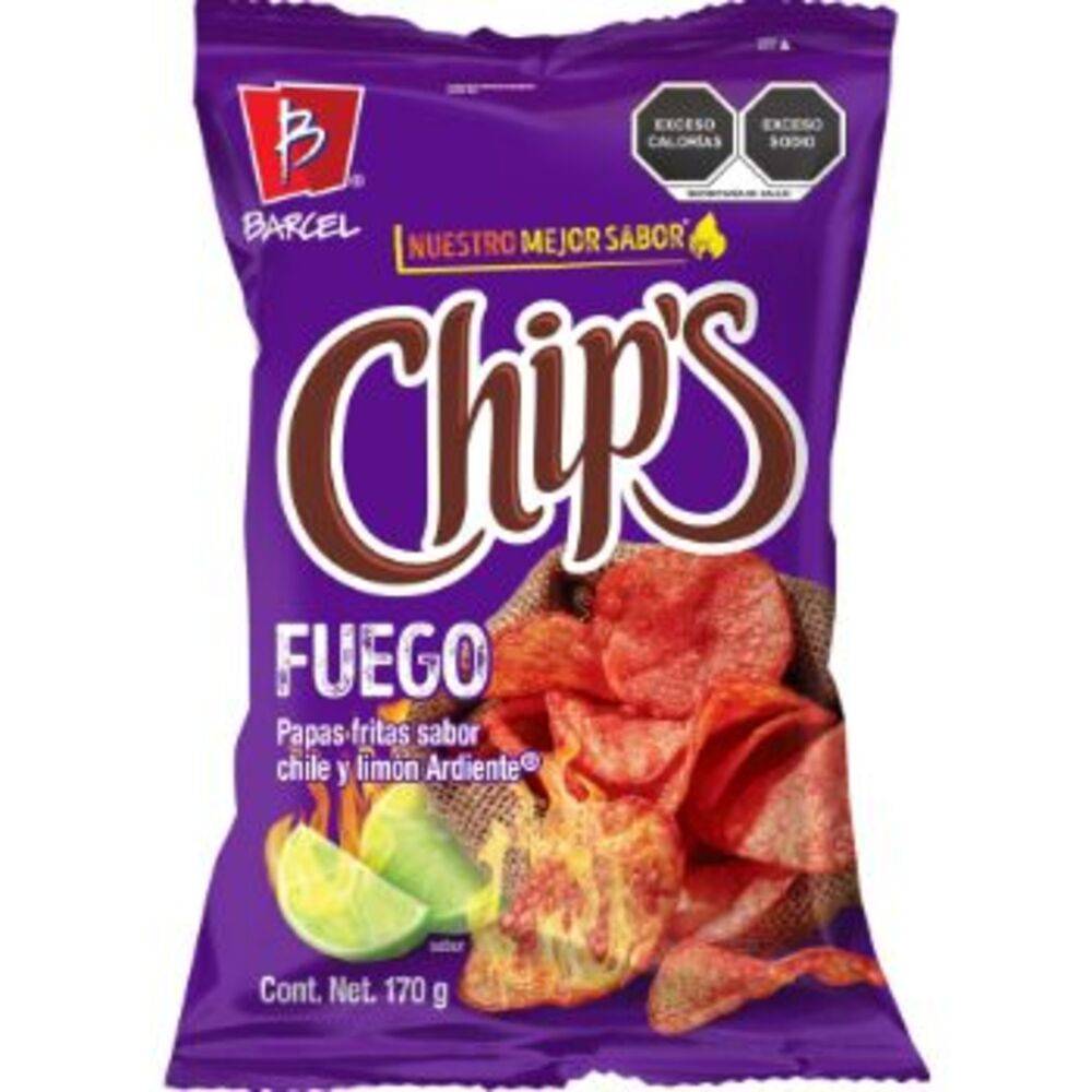 Chip's papas fritas fuego