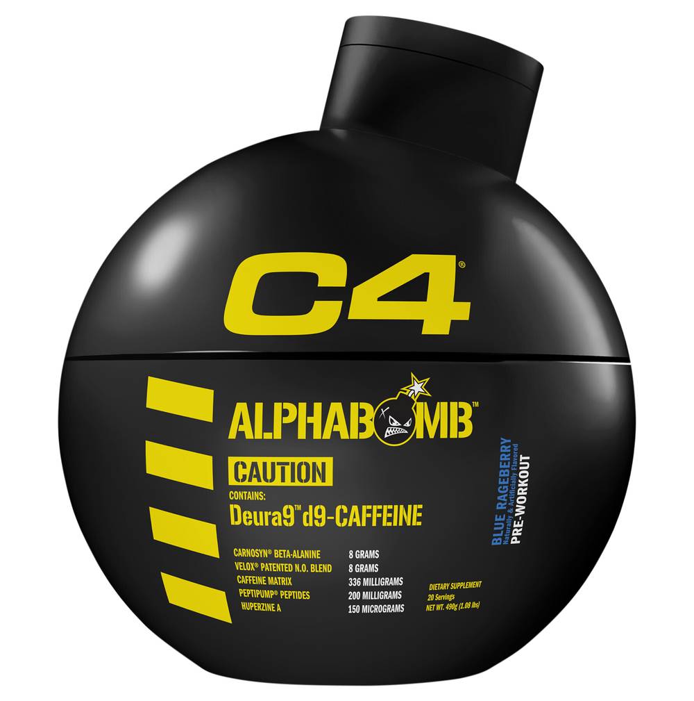 C4 D9-Caffeine Pre-Workout, Blue Rageberry (1.08 lbs)