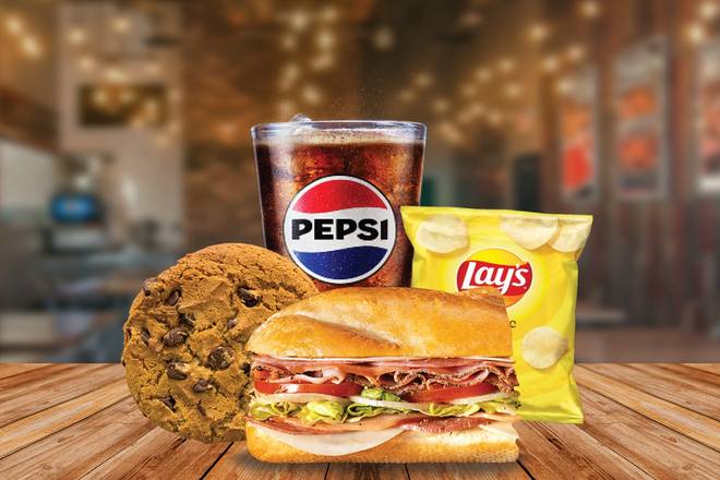 $9.99 Duo with Chips, Drink & Cookie