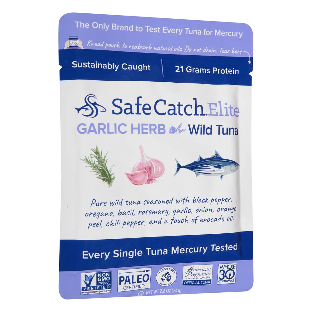 Safe Catch Wild Pure Tuna (garlic herb)