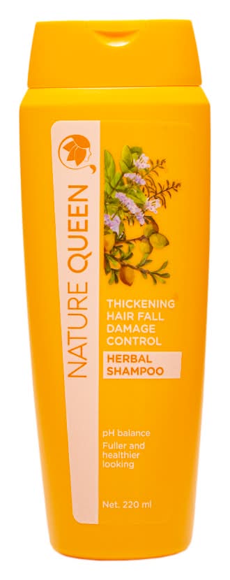 Nature Queen Thickening Hair fall Damage control Herbal Shampoo 220ml