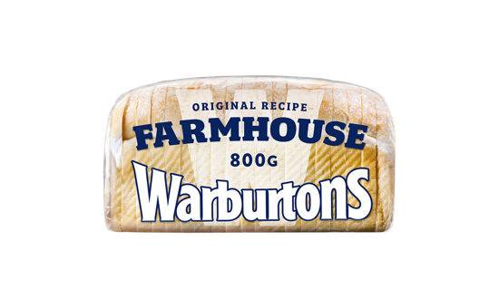 Warburtons Farmhouse Soft White Bread 800g