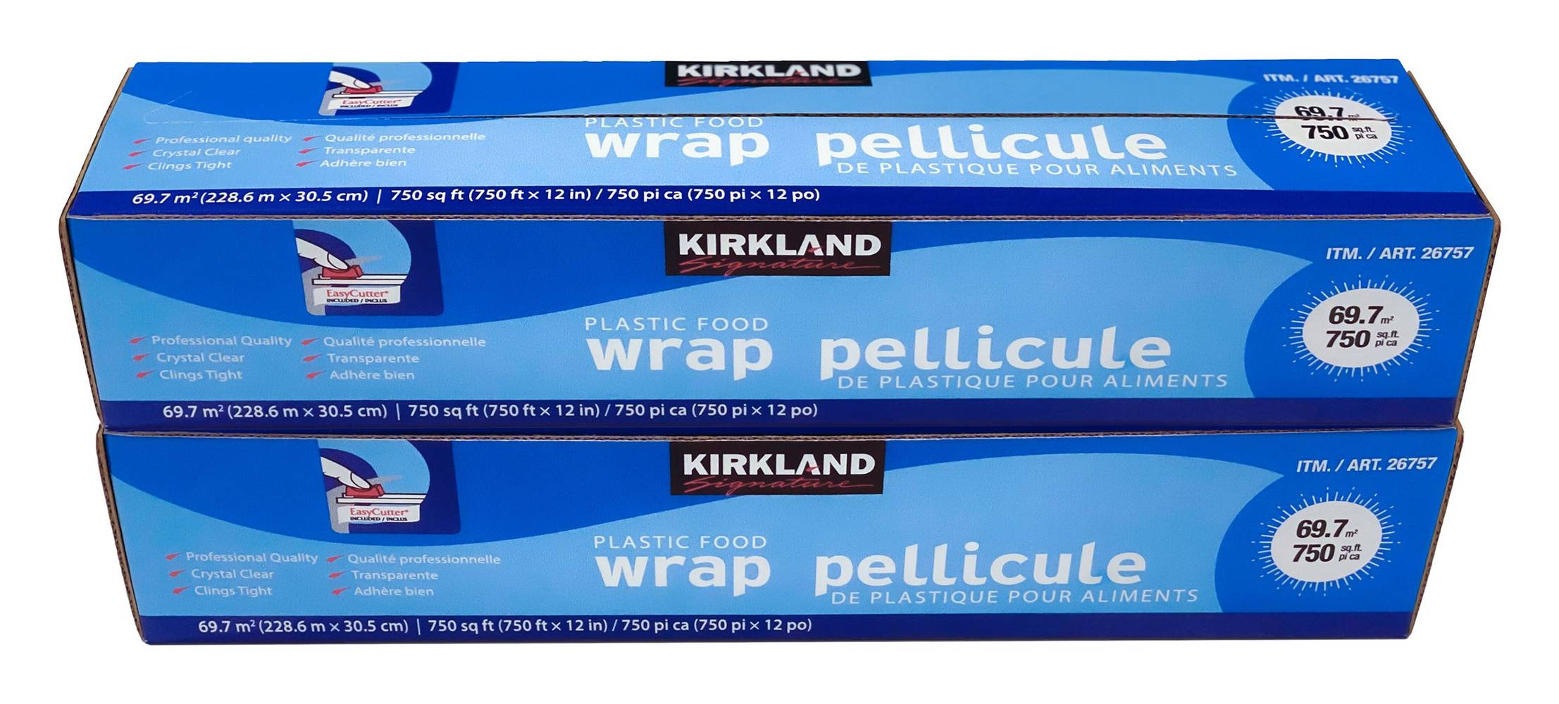 Kirkland Signature - Pellicule De Plastique, Paquet De 2 / Kirkland Signature Food Wrap, 2-Pack