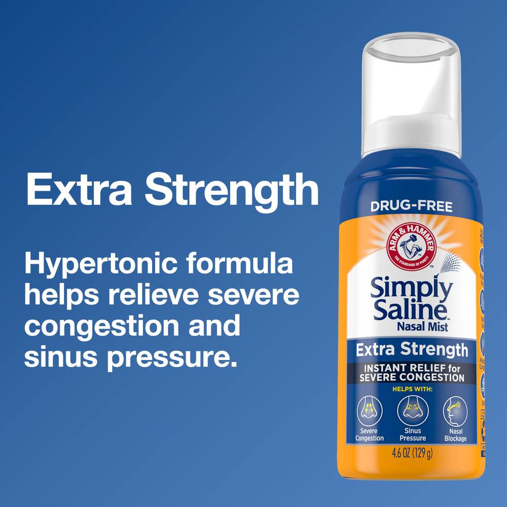 Arm & Hammer Drug Free Simply Saline Nasal Mist (4.6 oz)