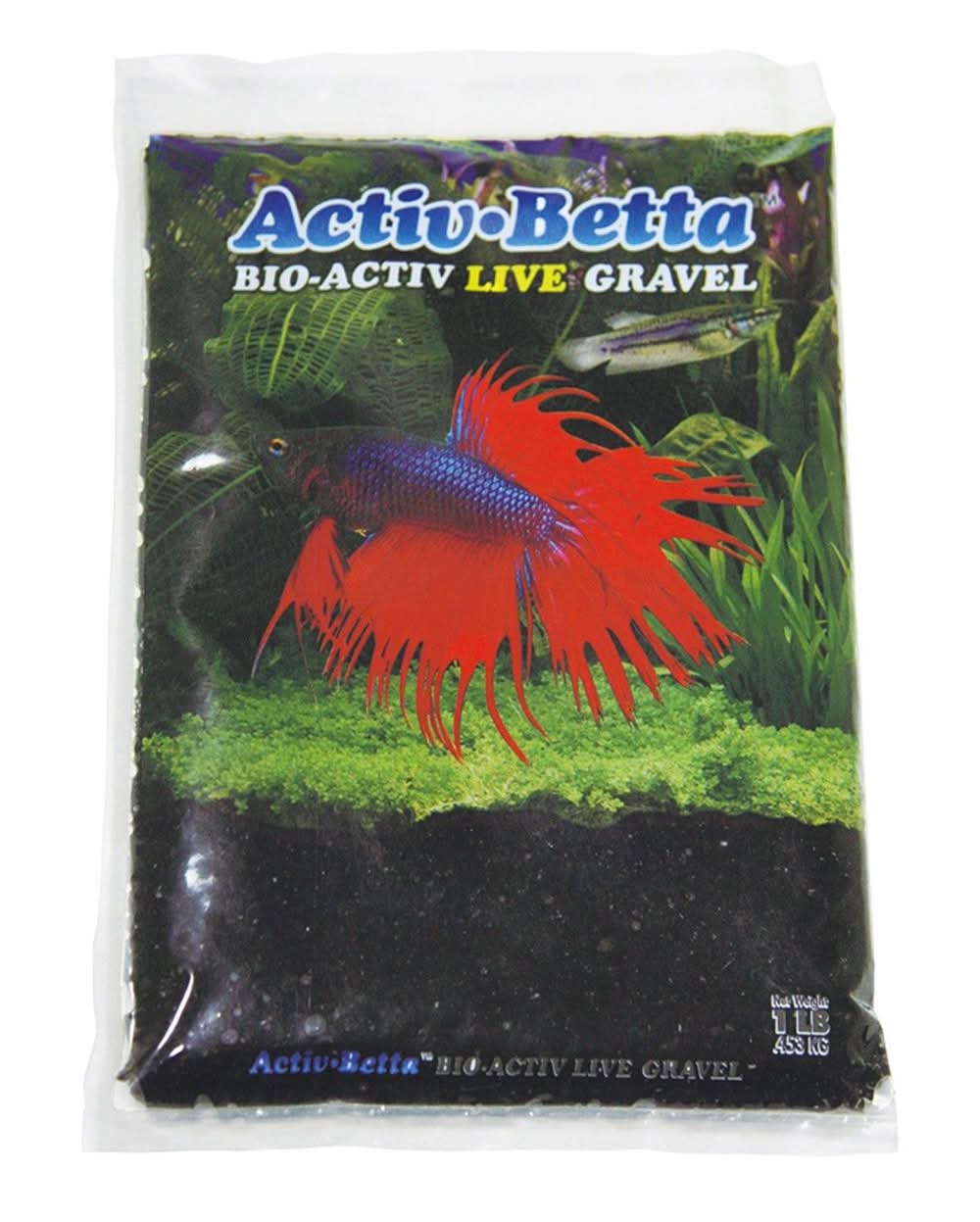 Activ-Betta Bio-Activ Live Betta Gravel - Black, 1 lb