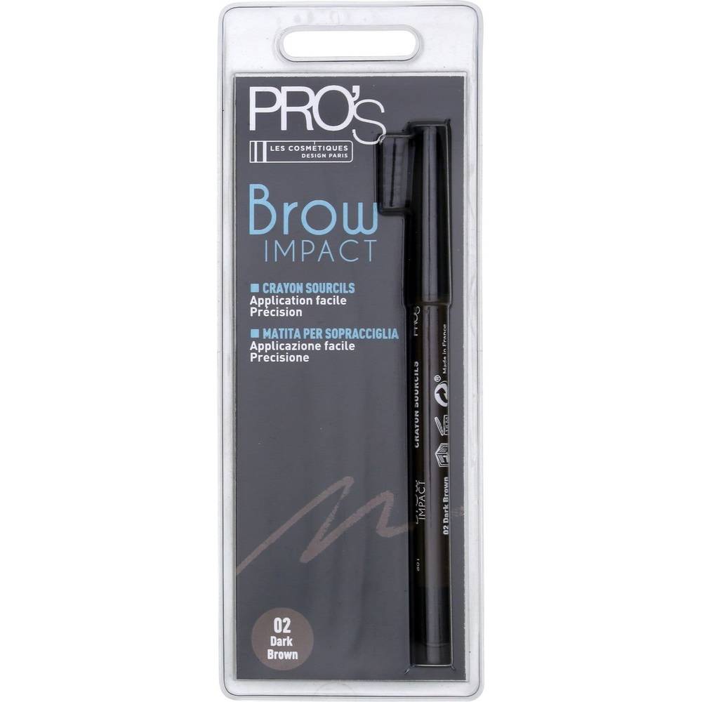 Pro's - Crayon à sourcils dark brown