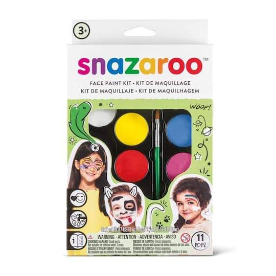 Snazaroo Rainbow Face Paint Kit, Assorted (11 ct)