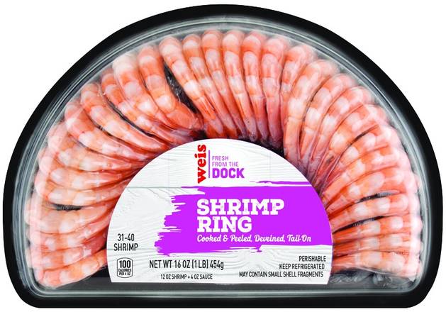 Weis Quality Shrimp Ring Cooked Peeled Deveined