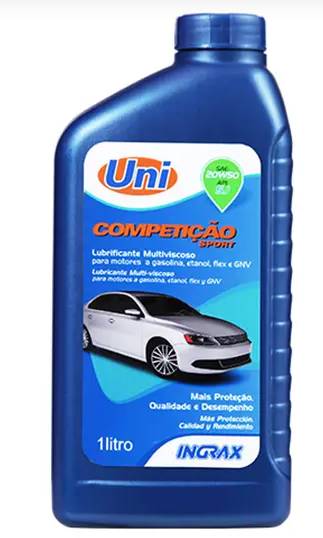 Ingrax óleo lubrificante competição sports para carros 20w50 sl (1 l)
