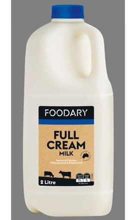 Foodary Full Cream Milk 2L