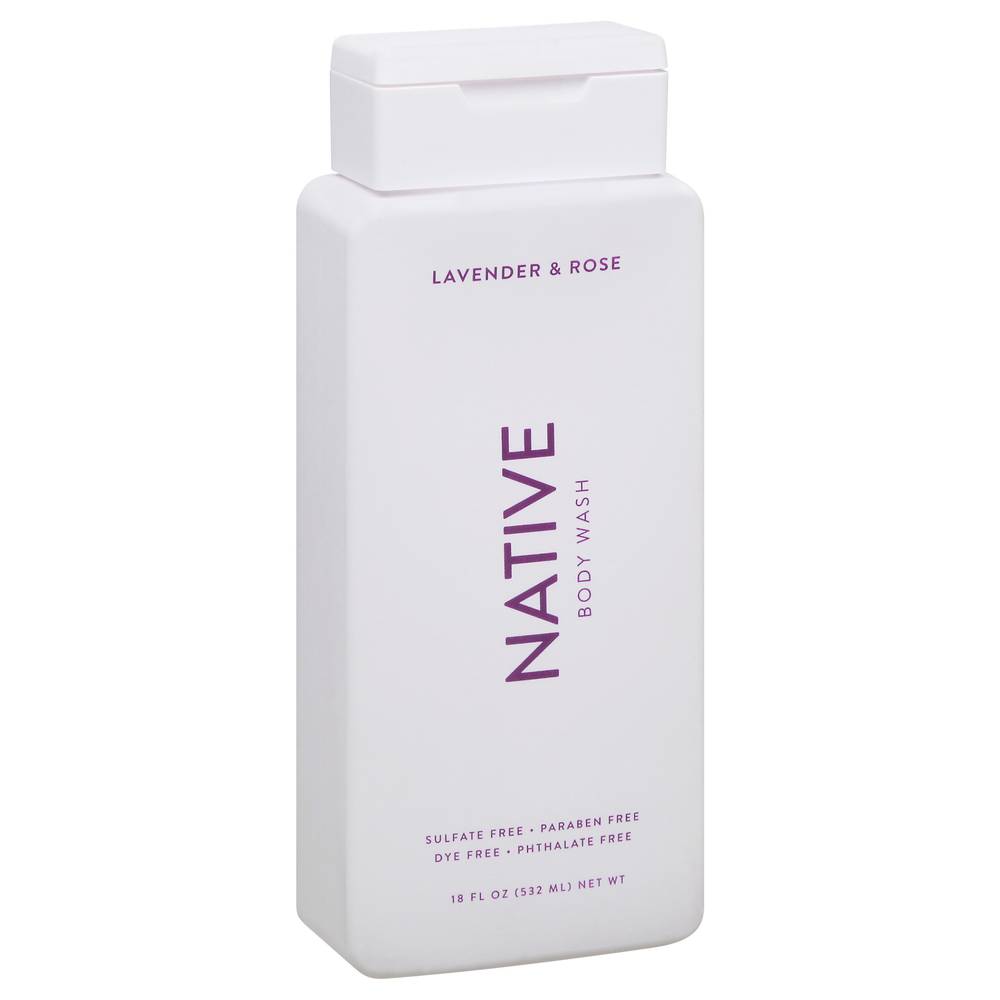 Native Body Wash, Lavender-Rose