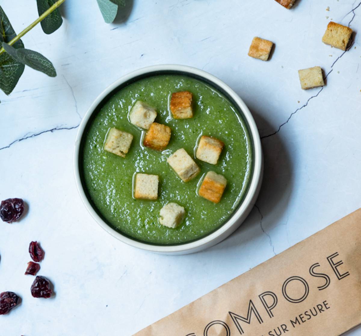 GASPACHO 360ml - CONCOMBRE, POMME GRANNY SMITH, MENTHE