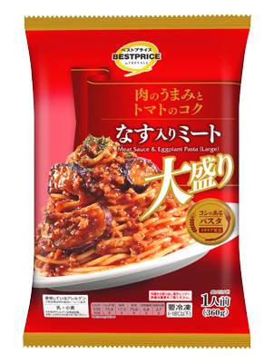 トップバリュ 肉の旨味とトマトのコク なす入りミート - 大盛り (360g)