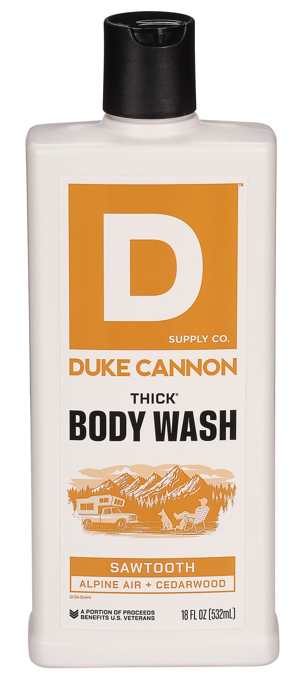 Duke Cannon Thick Body Wash, Sawtooth (18 fl oz)