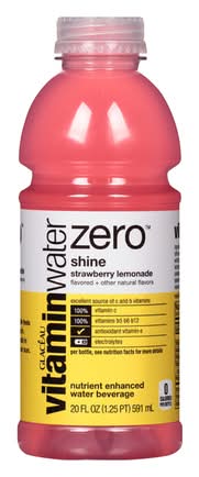 Vitaminwater Zero Strawberry Lemonade 20oz Bottle