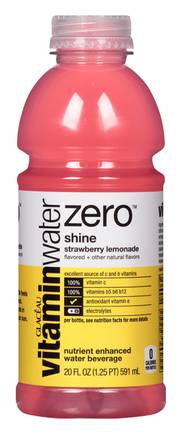 Vitaminwater Zero Strawberry Lemonade 20oz Bottle
