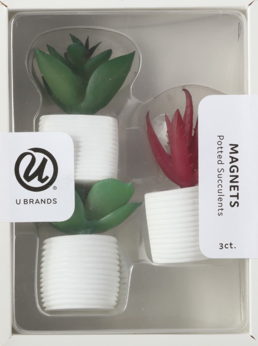 Les Produits U Potted Succulents Magnets (3 ct)