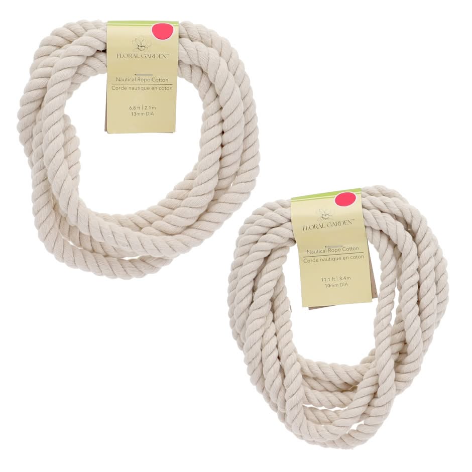 Floral Garden Cotton Nautical Rope