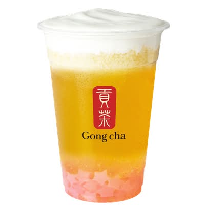 Felix Pick - Mango Green Tea with Star Jelly & Milk Foam