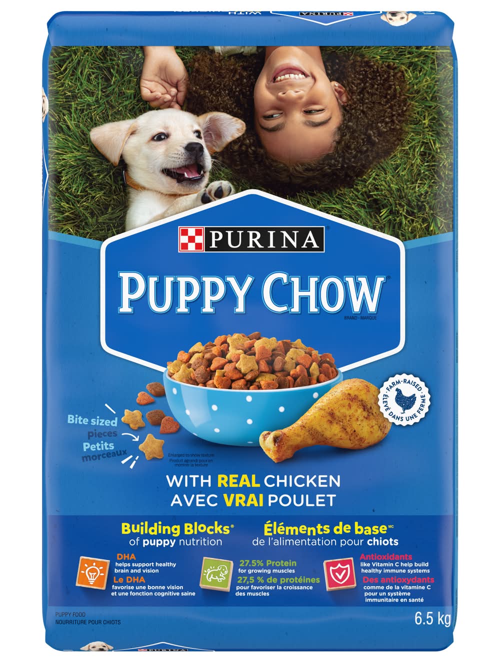 Purina Puppy Chow Dry Food, Chicken (6.5 kg)