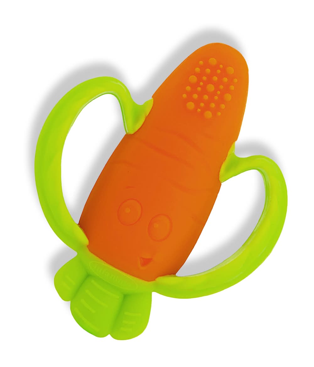 Infantino Little Nibbles Textured Silicone Carrot Teether