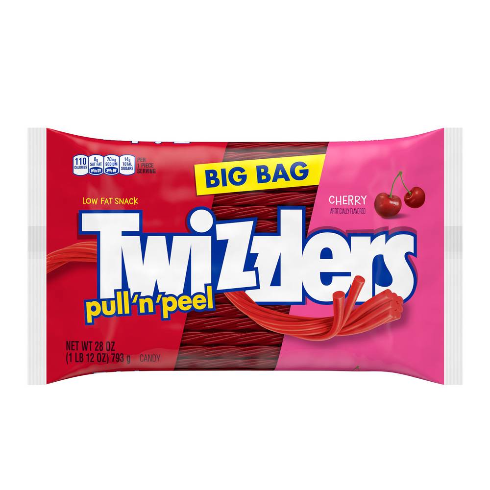 Twizzlers Pull 'N' Peel Cherry Licorice Chewy Candy (1.75 lbs)