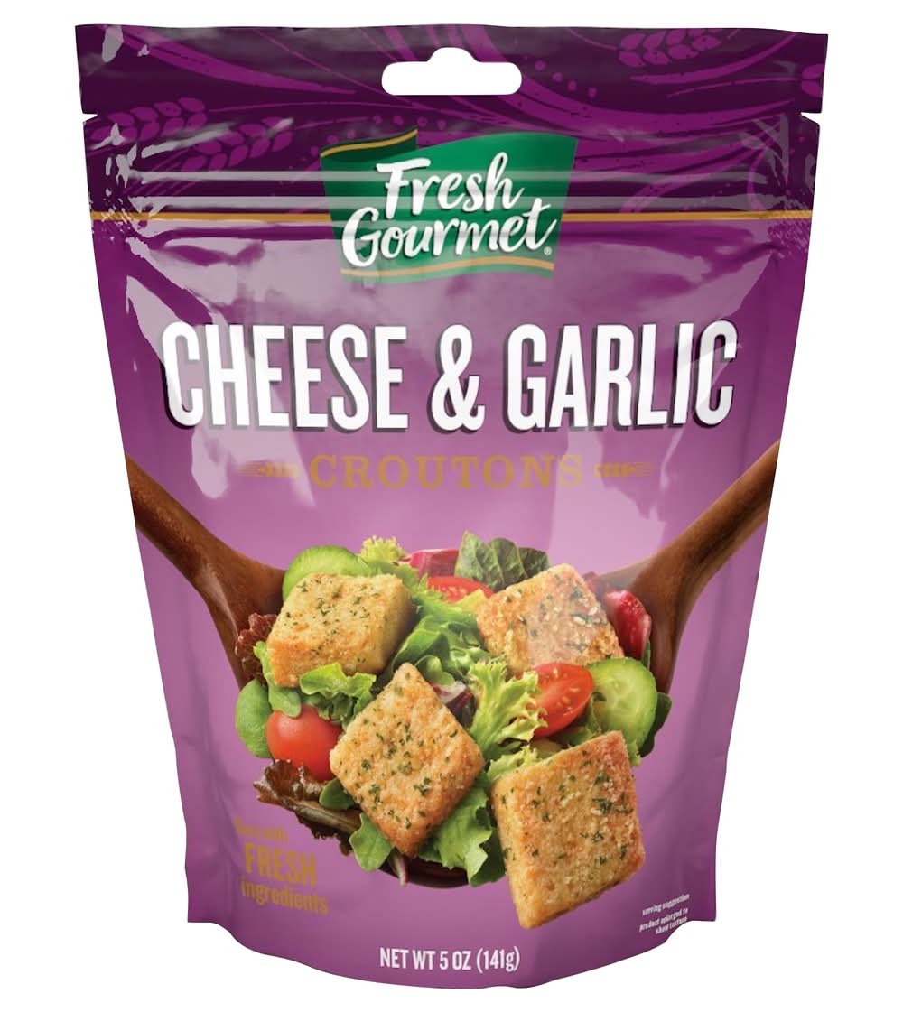 Fresh Gourmet Croutons, Cheese & Garlic (5 oz)