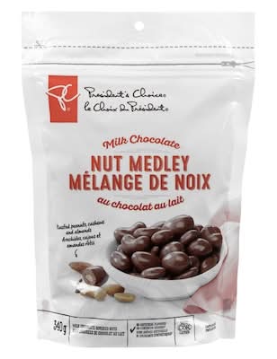 President's Choice Milk Chocolate Nut Medley (340 g)