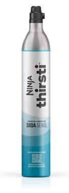Ninja Thirsti Soda Sense Co2 Cartridge Refill, Silver