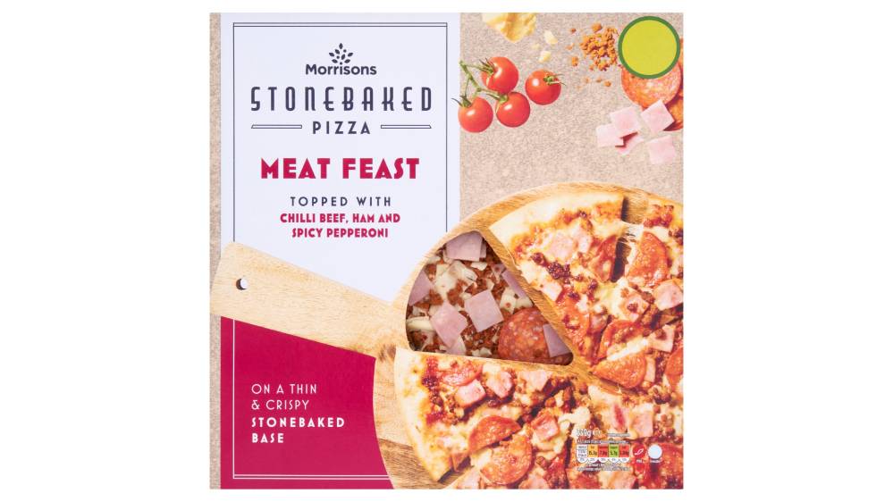 Morrisons Meat Feast Stonebaked Pizza