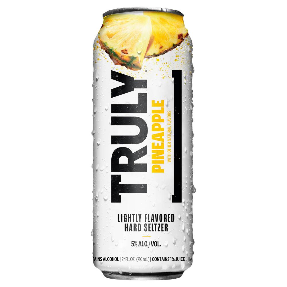 Truly Light Hard Seltzer (24 fl oz) (pineapple)