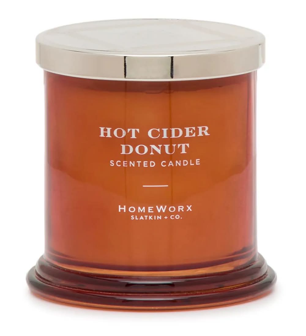Homeworx By Slatkin + Co. Hot Cider Donut 8-Oz. 1-Wick Candle (Multicolor One Size)