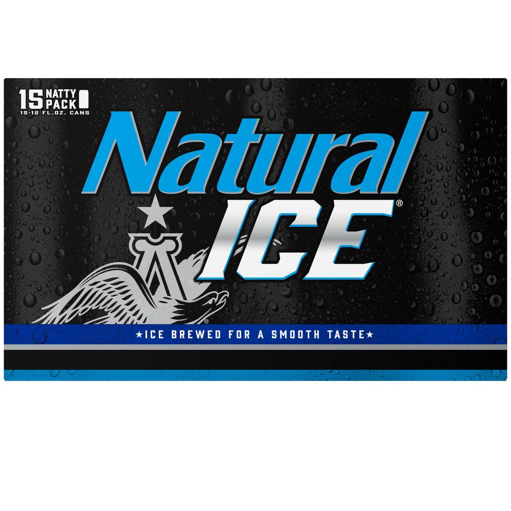 Natural Ice Natty Beer Cans (15 x 12 fl oz)