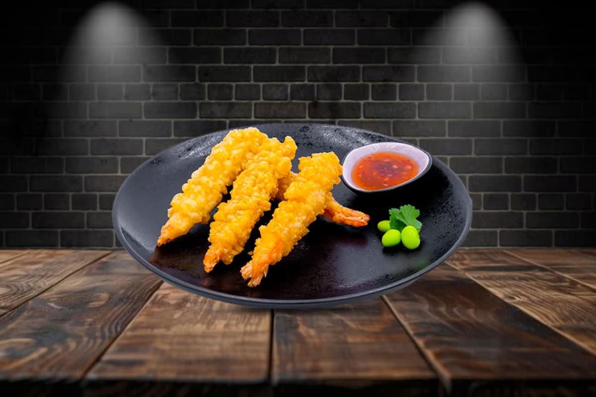 Crevettes Tempura (x4)