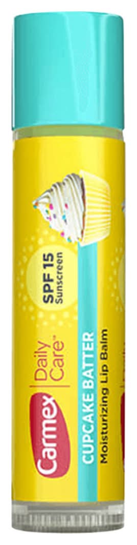 Carmex Daily Care Moisturizing Lip Balm Stick With Spf 15 Cupcake Batter
