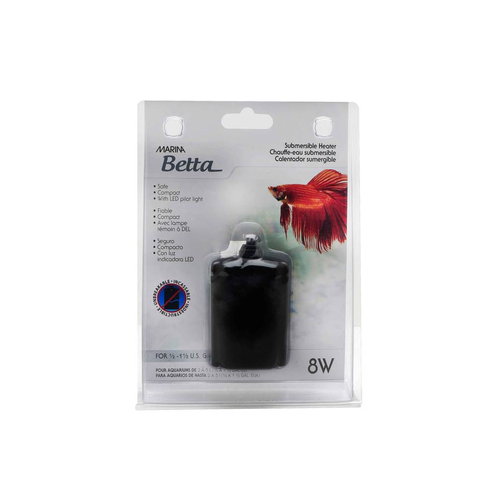 Marina Betta Submersible Heater,  8 Watt