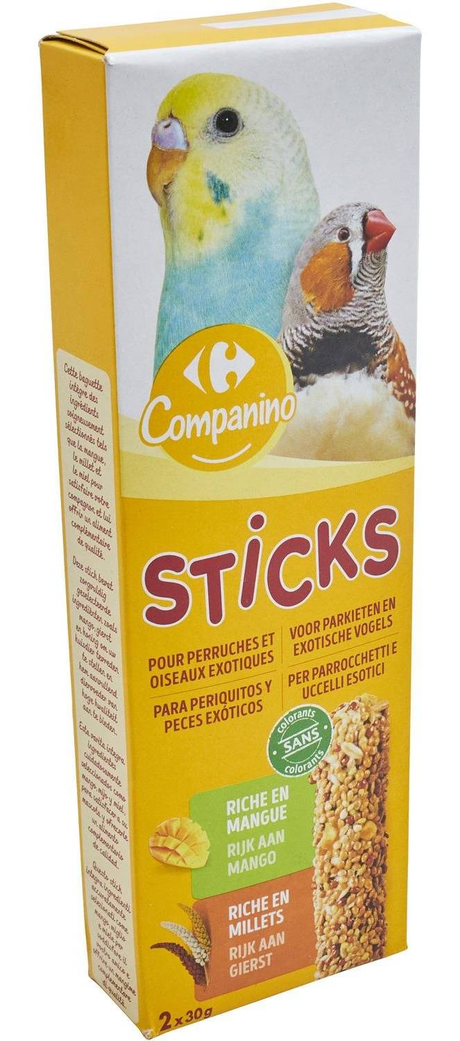Carrefour - Baguettes pour perruches aux fruits (2)