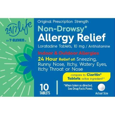 24/7 Life Allergy Relief 10mg 24hr 10ct Tab