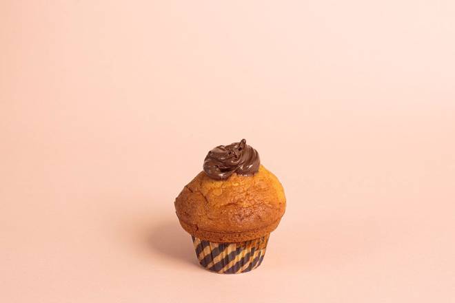 Muffin Cœur choco noisette