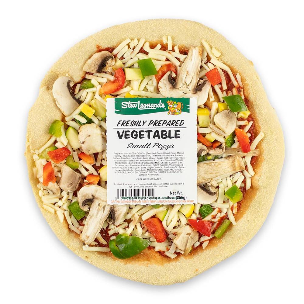 Stew Leonard's Freshly Prepared Small Vegetable Pizza, 10" (9 oz)